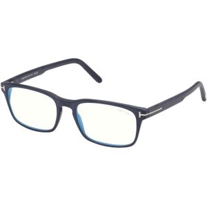 TOM FORD Man FT5938-B 91 Optische monturen Acetaat Blauw  Hurken Normaal