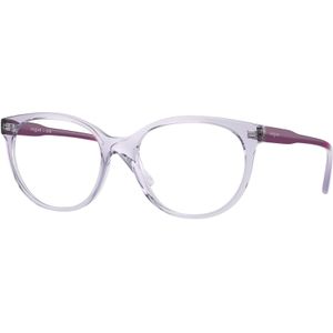 VOGUE EYEWEAR Vrouw VO5552 2745 Optische monturen Nylon Altviool Transparant Pantos Normaal