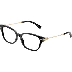 Tiffany Vrouw TF2262 8001 Optische monturen Acetaat Zwart Transparant Kussen Normaal