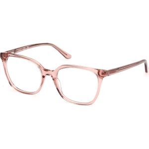 Guess Unisex GU50165 059 Optische monturen Acetaat Beige  Hurken Normaal