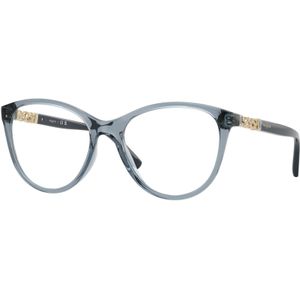 VOGUE EYEWEAR Donna VO5631B 2966 Optische monturen Nylon Blu Trasparente Pantos Normale