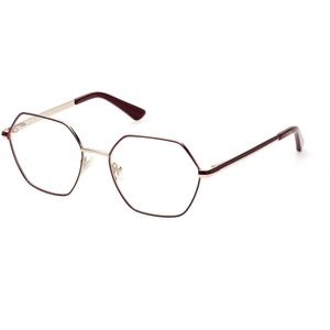 Guess Vrouw GU2869 071 Optische monturen Metaal Bordeaux  Geometrisch Normaal