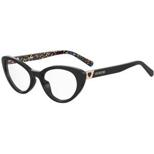 Moschino Vrouw Mol577 807 Optische monturen Acetaat Zwart  Kattenoog