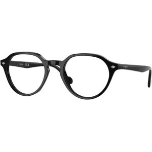 VOGUE EYEWEAR Man VO5598 W44 Optische monturen Acetaat Zwart Transparant Pantos Normaal