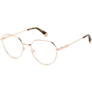 Polaroid Unisex PLD D465 DDB Optische monturen Metaal Goud  Geometrisch