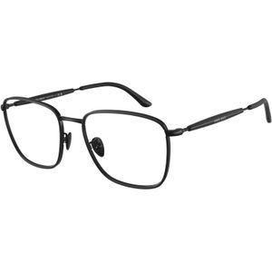 Giorgio Armani Man AR5160J  3001 Optische monturen Metaal Zwart Transparant Kussen Normaal