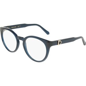 Ferragamo Vrouw SF3032E 432 Optische monturen  Blauw  Geometrisch Normaal