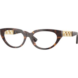 Versace Vrouw Versace VE3383 108 Optische monturen Acetaat Schildpad Transparant Kattenoog Normaal