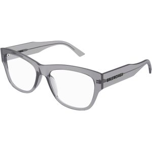 Balenciaga Unisex BB0309O 005 Optische monturen Acetaat Grijs  Hurken
