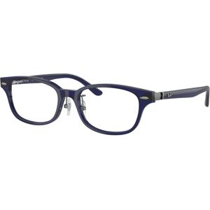 Ray - Ban Unisex RX5427D 8288 Optische monturen Acetaat Blauw Transparant Kussen Normaal