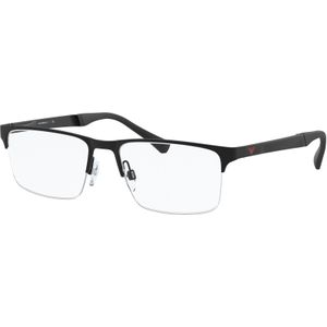 Emporio Armani Man EA1110D 3175 Optische monturen Metaal Zwart Transparant Hurken Normaal
