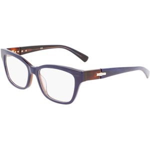 LONGCHAMP Unisex LO2697 403 Optische monturen Plastic Blauw  Geometrisch  Fotochromatisch