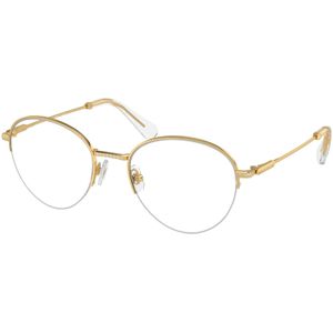 Swarovski Vrouw SK1004 4004 Optische monturen Metaal Goud Transparant Pantos Normaal