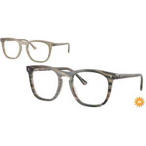 Ray-Ban - RX2210V - Optische Monturen - Grijs - Acetaat