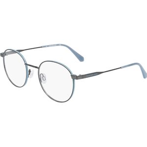 Calvin Klein Unisex CKJ21215 011 Optische monturen Metaal Zilver  Rotonde Fotochromatisch Fotochromatisch