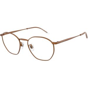 Giorgio Armani Vrouw AR5156 3201 Optische monturen Staal Bronzen Transparant Rotonde Normaal