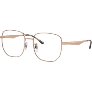 Ray - Ban Unisex RX6503D 2943 Optische monturen Metaal Bronzen Transparant Geometrisch Normaal