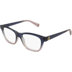 Gucci Vrouw GG0372O 004 Optische monturen Acetaat Blauw  Hurken