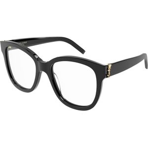 SAINT LAURENT Vrouw SL M97 001 Optische monturen Acetaat Zwart Transparant Hurken
