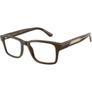 Emporio Armani Man EA3271  6307 Optische monturen Acetaat Bruin Transparant Hurken Normaal