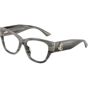Jimmy Choo Vrouw JC3033BU 5063 Optische monturen Acetaat Zwart Transparant Pantos Normaal