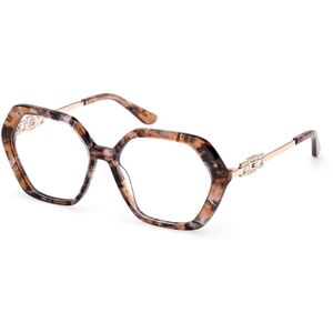 Guess Vrouw GU50317 074 Optische monturen Acetaat Roos  Geometrisch Normaal