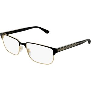 Gucci Man GG0383O 004 Optische monturen Metaal Zwart  Hurken