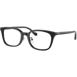 Ray - Ban Unisex RX5407D 2000 Optische monturen Acetaat Zwart Transparant Hurken Normaal