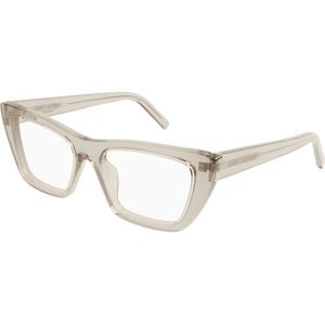 SAINT LAURENT Vrouw SAINT LAURENT SL 276 MICA OPT 007 Optische monturen Acetaat Geel Transparant Kattenoog