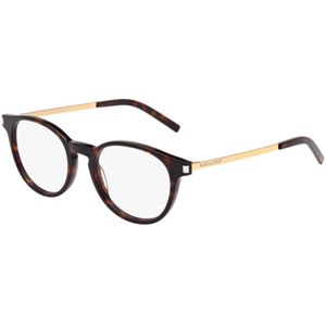 SAINT LAURENT Unisex SL 25 003 Optische monturen Acetaat Havana  Rotonde