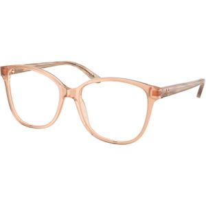 Ralph Lauren Vrouw RL6222 6110 Optische monturen Acetaat Roos Transparant Kattenoog Normaal