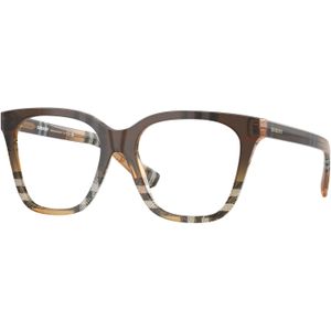 Burberry Vrouw BE2438  4202 Optische monturen Acetaat Bruin Transparant Hurken Normaal