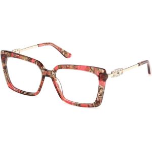 Guess Vrouw GU50318 071 Optische monturen Acetaat Bordeaux  Kwadraat Normaal