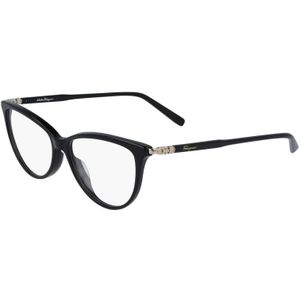 Ferragamo Vrouw SF2870 001 Optische monturen Plastic Zwart  Rotonde