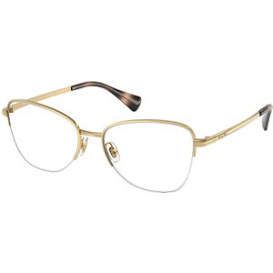 Ralph Lauren Vrouw RA6061 9004 Optische monturen Metaal Goud Transparant Geometrisch Normaal