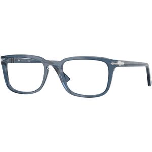 Persol Unisex PO3382V  1197 Optische monturen Acetaat Blauw Transparant Kussen Normaal