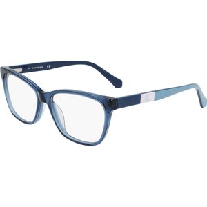 Calvin Klein Vrouw CKJ21621 405 Optische monturen Acetaat Blauw  Hurken Normaal Fotochromatisch