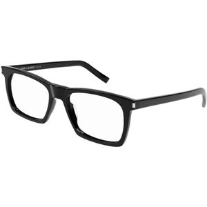 SAINT LAURENT Unisex SL 559 OPT 001 Optische monturen Acetaat Zwart Transparant Vierkant