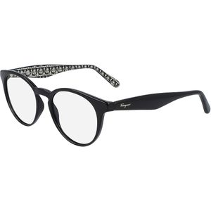 Ferragamo Vrouw SF2867 001 Optische monturen Acetaat Zwart  Rotonde