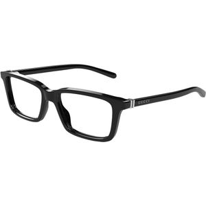 Gucci Man Gucci GG1672O 001 Optische monturen Acetaat Zwart Transparant Kwadraat