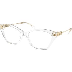 Michael Kors Vrouw MK4136 Makena Beach 3015 Optische monturen Acetaat Transparant Transparant Hurken Normaal