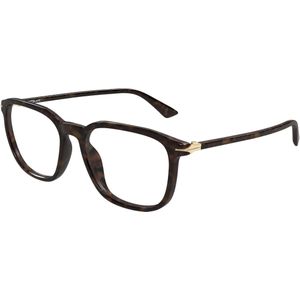 Montblanc Man MB0438O 002 Optische monturen Acetaat Havana Transparant Kwadraat