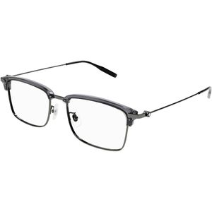 Montblanc Man MB0318OA 003 Optische monturen Acetaat Grijs Transparant Rotonde