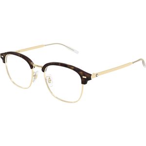 Montblanc Man MB0446OA 004 Optische monturen Titanium Goud Transparant Rotonde