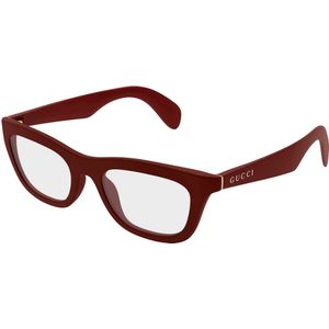Gucci Vrouw GG1932O 004 Optische monturen Geïnjecteerd Bordeaux Transparant Kattenoog