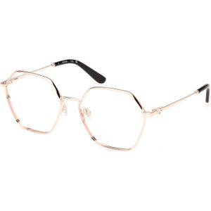 Guess Vrouw GU50184 028 Optische monturen Metaal Goud  Geometrisch Normaal