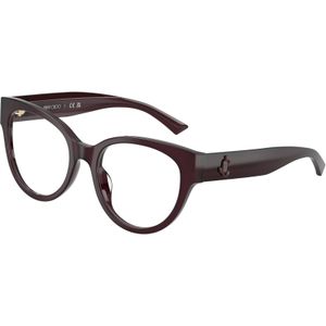 Jimmy Choo Vrouw Jimmy Choo JC3050U 5086 Optische monturen Acetaat Altviool Transparant Pantos Normaal