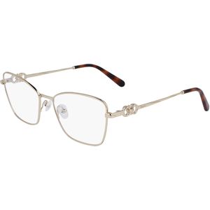 Ferragamo Vrouw SF2224 710 Optische monturen Metaal Goud  Hurken Normaal Normaal
