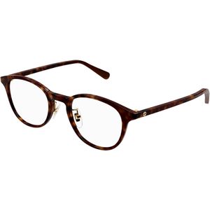 Gucci Vrouw GG1474OJ 002 Optische monturen Acetaat Havana Transparant Rotonde