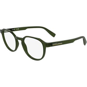 Lacoste Uomo L2980 275 Optische monturen Bio-iniettato Verde  Squadrata Normale